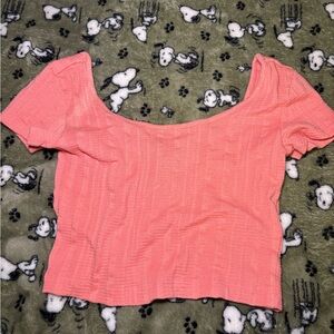 Forever 21 Coral Crop Top